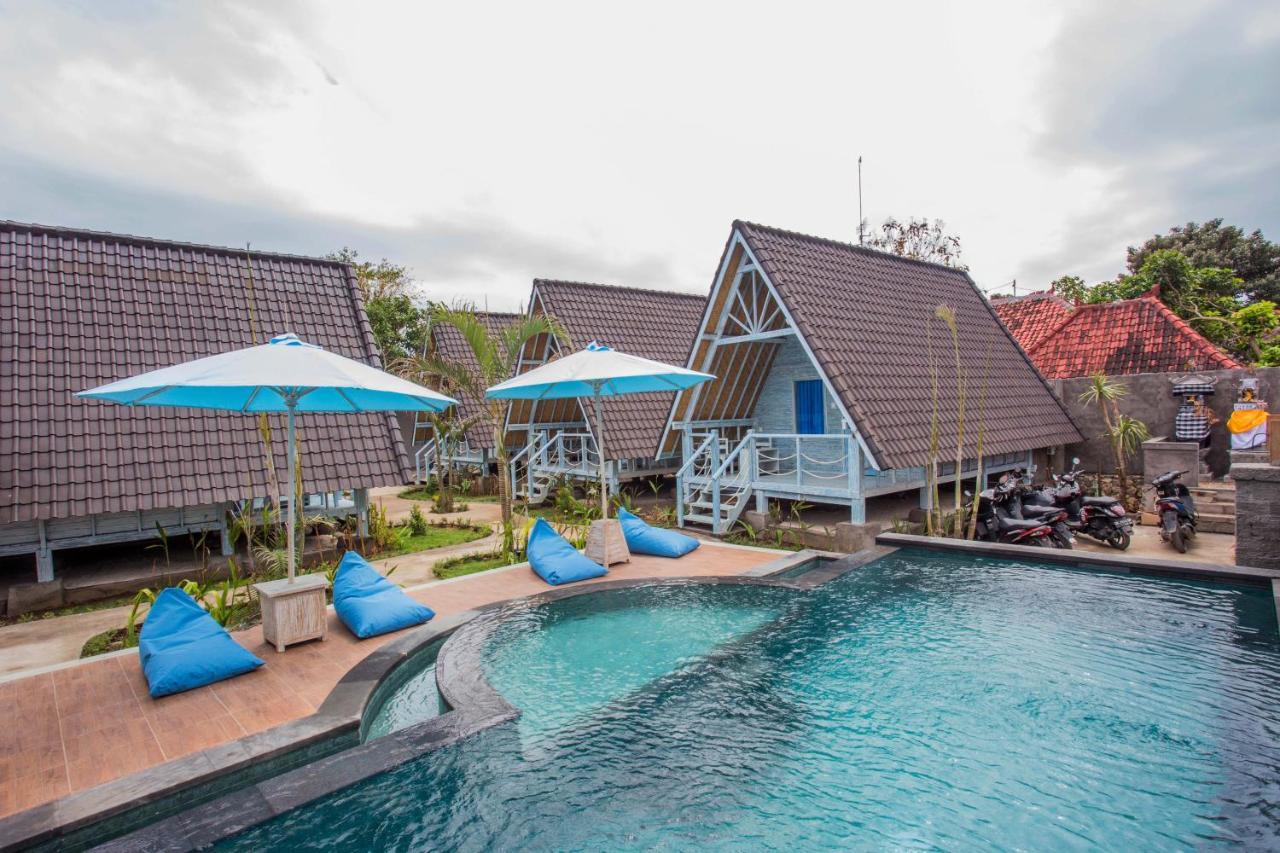 Villa D'Yuki Huts Lembongan à Nusa Lembongan Extérieur photo