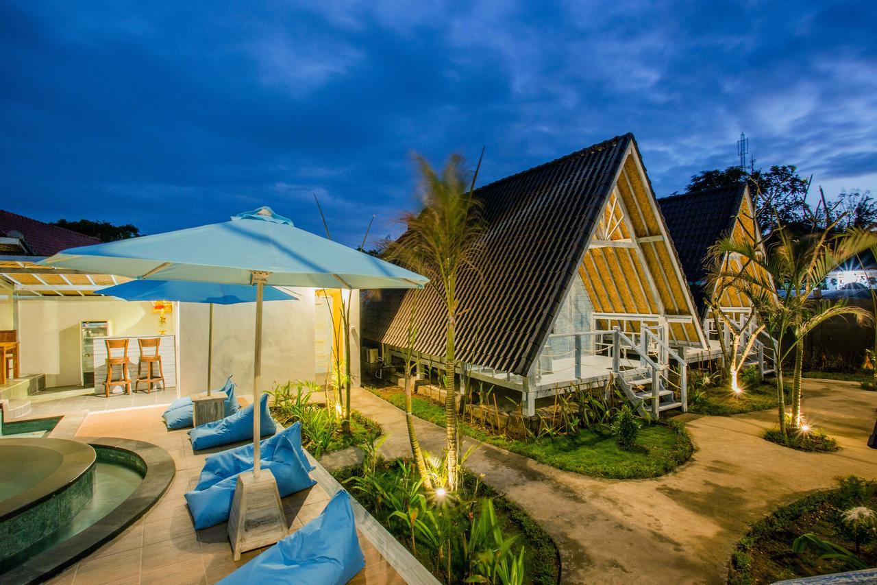Villa D'Yuki Huts Lembongan à Nusa Lembongan Extérieur photo